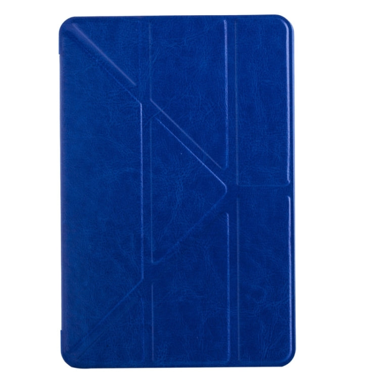 Transformers Style Crazy Horse Texture Flip Leather Case with Holder and Sleep / Wake-up Function for iPad mini 4
