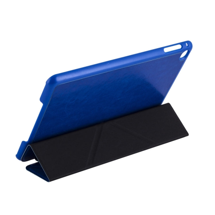 Transformers Style Crazy Horse Texture Flip Leather Case with Holder and Sleep / Wake-up Function for iPad mini 4