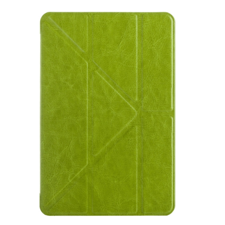 Transformers Style Crazy Horse Texture Flip Leather Case with Holder and Sleep / Wake-up Function for iPad mini 4