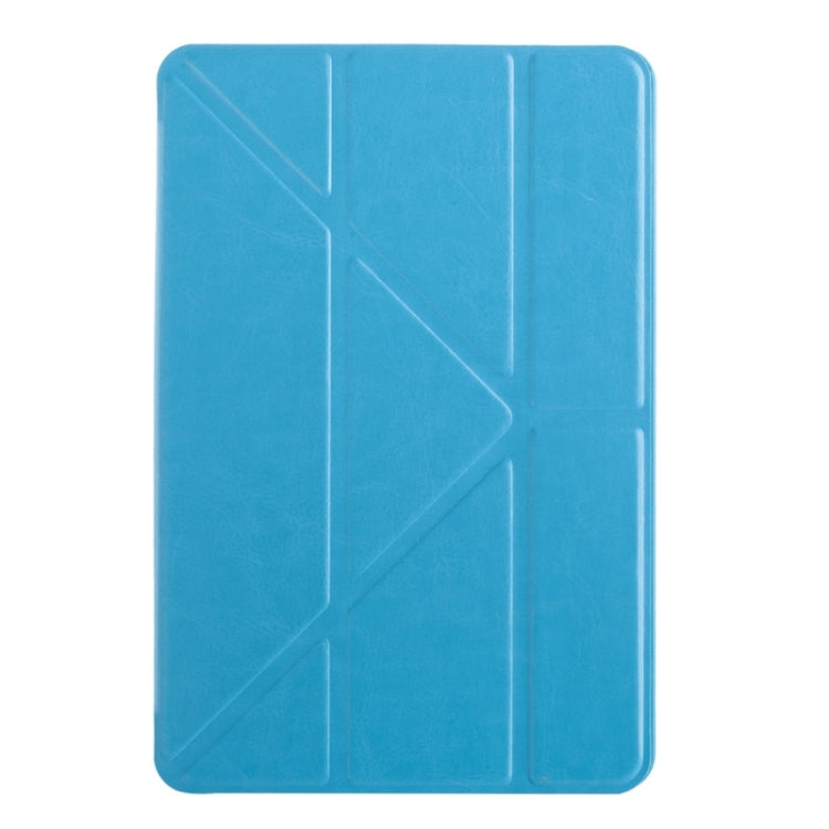 Transformers Style Crazy Horse Texture Flip Leather Case with Holder and Sleep / Wake-up Function for iPad mini 4