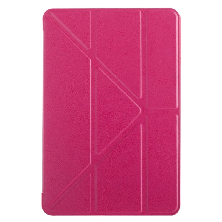 Transformers Style Crazy Horse Texture Flip Leather Case with Holder and Sleep / Wake-up Function for iPad mini 4