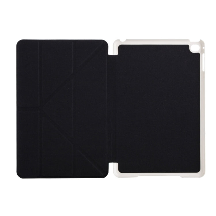 Transformers Style Crazy Horse Texture Flip Leather Case with Holder and Sleep / Wake-up Function for iPad mini 4
