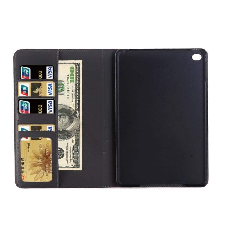 Crazy Horse Texture Horizontal Flip Smart Leather Case with Holder & Card Slots & Wallet & Sleep / Wake-up Function for iPad mini 4