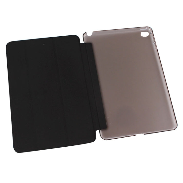 Litchi Texture Horizontal Flip Leather Case with Three-Folding Holder for iPad mini 4