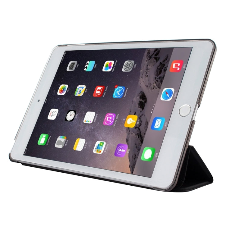 Litchi Texture Horizontal Flip Leather Case with Three-Folding Holder for iPad mini 4