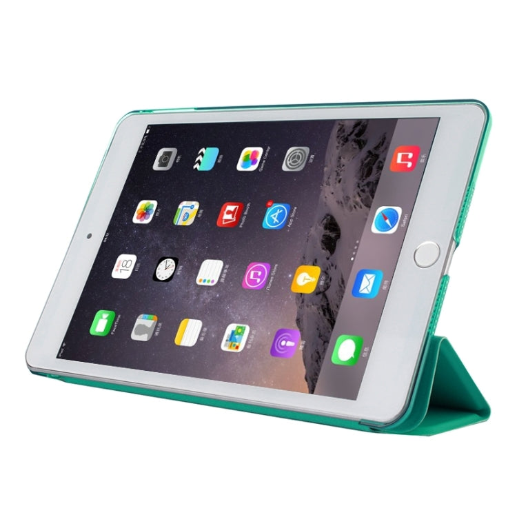 Litchi Texture Horizontal Flip Leather Case with Three-Folding Holder for iPad mini 4
