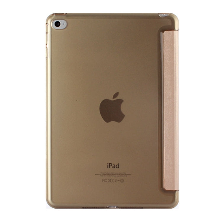 Litchi Texture Horizontal Flip Leather Case with Three-Folding Holder for iPad mini 4
