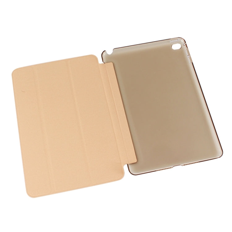 Litchi Texture Horizontal Flip Leather Case with Three-Folding Holder for iPad mini 4