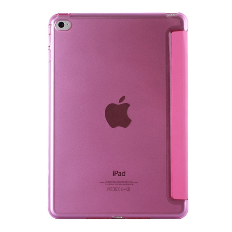 Litchi Texture Horizontal Flip Leather Case with Three-Folding Holder for iPad mini 4