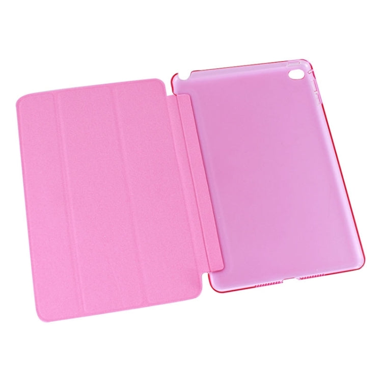 Litchi Texture Horizontal Flip Leather Case with Three-Folding Holder for iPad mini 4