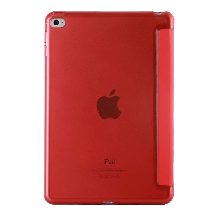 Litchi Texture Horizontal Flip Leather Case with Three-Folding Holder for iPad mini 4