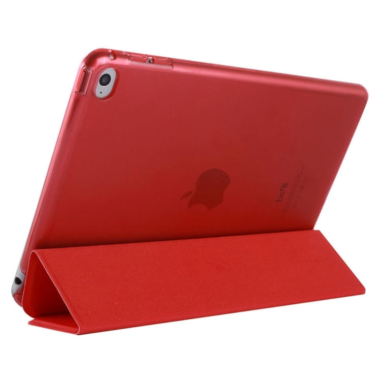 Litchi Texture Horizontal Flip Leather Case with Three-Folding Holder for iPad mini 4
