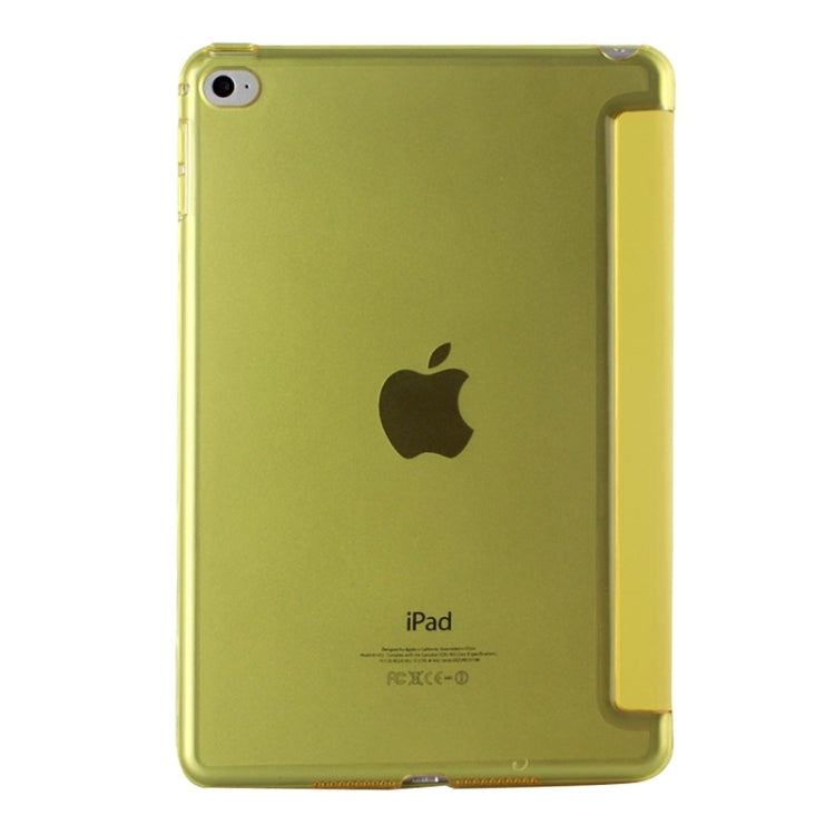 Litchi Texture Horizontal Flip Leather Case with Three-Folding Holder for iPad mini 4