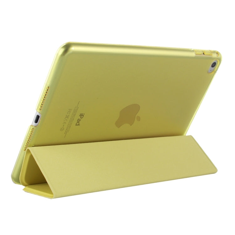 Litchi Texture Horizontal Flip Leather Case with Three-Folding Holder for iPad mini 4