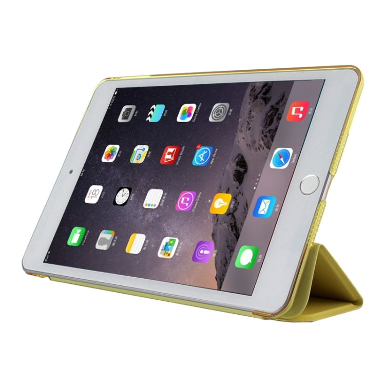 Litchi Texture Horizontal Flip Leather Case with Three-Folding Holder for iPad mini 4