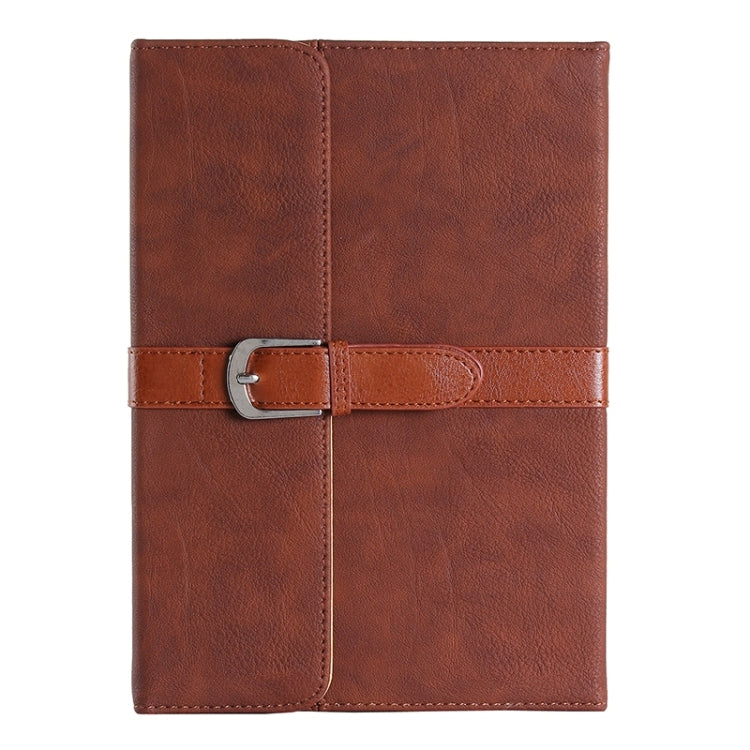Retro Briefcase Style Horizontal Flip Leather Case with Holder & Belt Fastener & Two Antiskid Ribbons for iPad mini 4