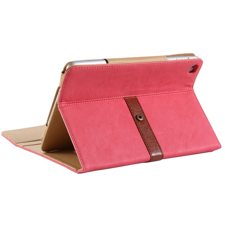 Retro Briefcase Style Horizontal Flip Leather Case with Holder & Belt Fastener & Two Antiskid Ribbons for iPad mini 4