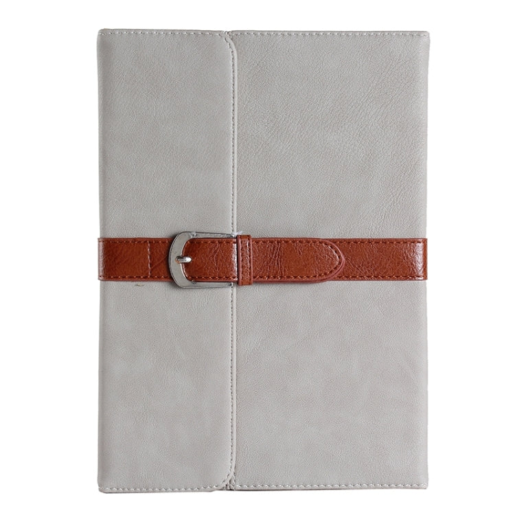 Retro Briefcase Style Horizontal Flip Leather Case with Holder & Belt Fastener & Two Antiskid Ribbons for iPad mini 4
