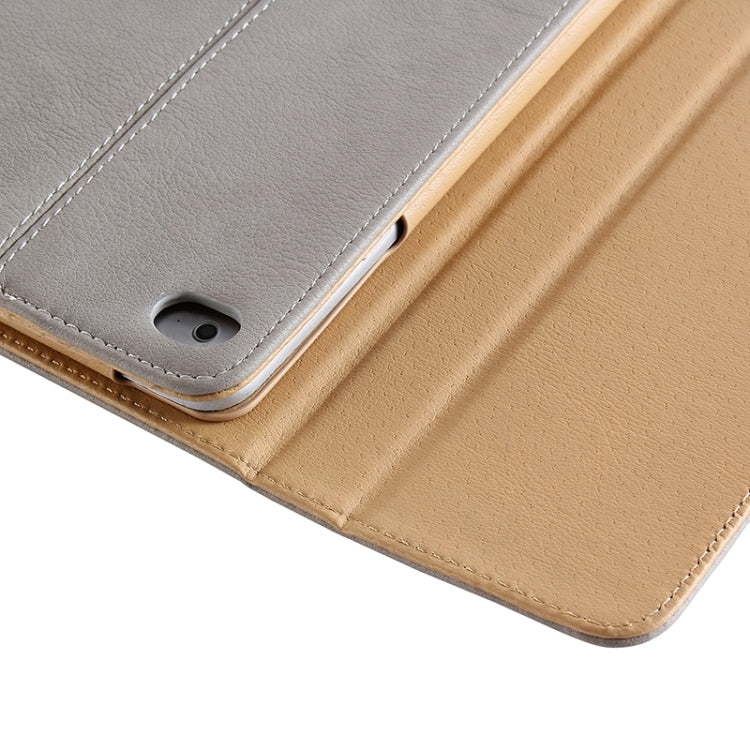 Retro Briefcase Style Horizontal Flip Leather Case with Holder & Belt Fastener & Two Antiskid Ribbons for iPad mini 4