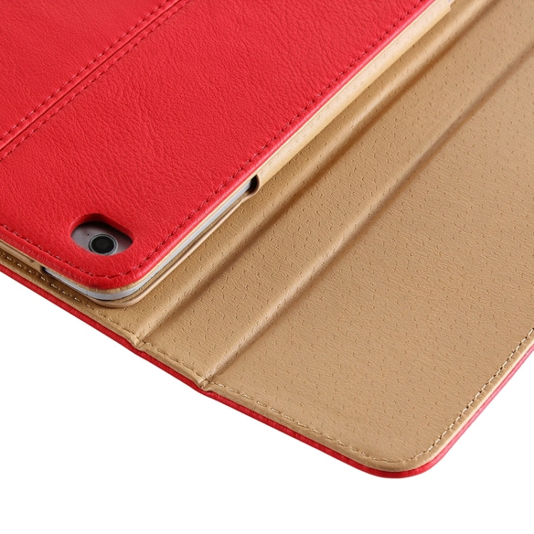 Retro Briefcase Style Horizontal Flip Leather Case with Holder & Belt Fastener & Two Antiskid Ribbons for iPad mini 4
