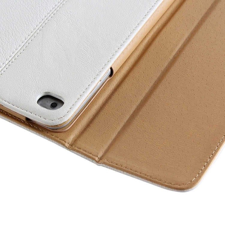 Retro Briefcase Style Horizontal Flip Leather Case with Holder & Belt Fastener & Two Antiskid Ribbons for iPad mini 4