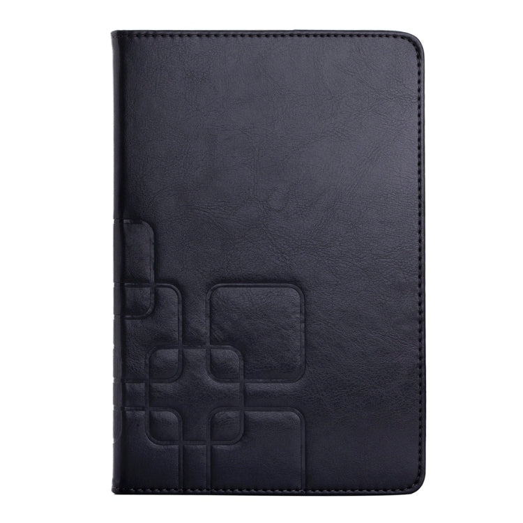 Crazy Horse and Lattice Texture Horizontal Flip Solid Color Leather Case with Holder and Card Slots for iPad mini 4