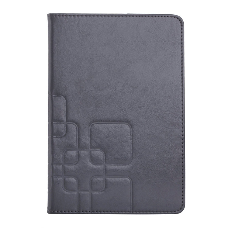 Crazy Horse and Lattice Texture Horizontal Flip Solid Color Leather Case with Holder and Card Slots for iPad mini 4