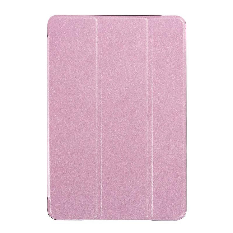Silk Texture Horizontal Flip Leather Case with Three-Folding Holder for iPad mini 4