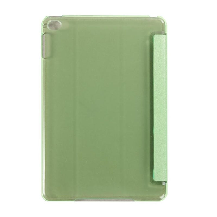 Silk Texture Horizontal Flip Leather Case with Three-Folding Holder for iPad mini 4