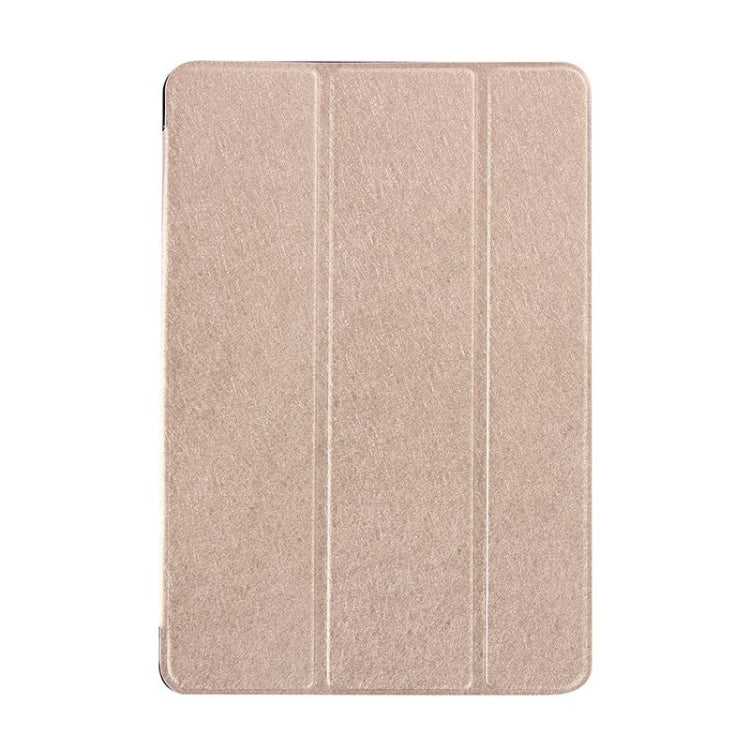 Silk Texture Horizontal Flip Leather Case with Three-Folding Holder for iPad mini 4