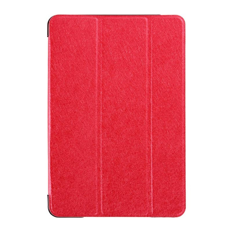 Silk Texture Horizontal Flip Leather Case with Three-Folding Holder for iPad mini 4