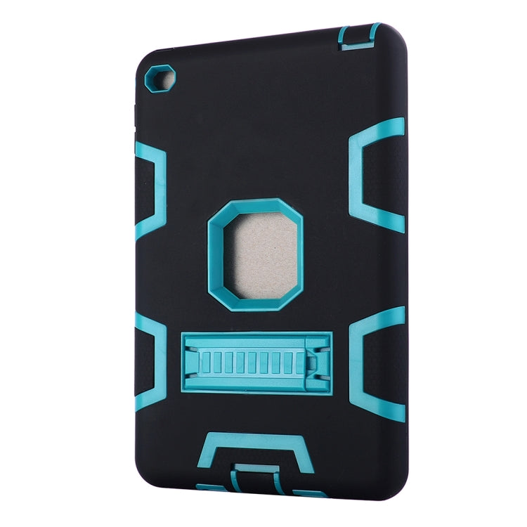 Separable Shock-resistant Double Colored TPU + PC Combination Case with Holder for iPad mini 4