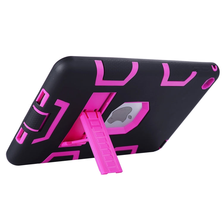 Separable Shock-resistant Double Colored TPU + PC Combination Case with Holder for iPad mini 4