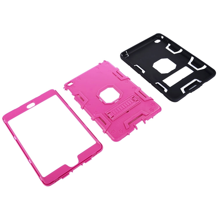 Separable Shock-resistant Double Colored TPU + PC Combination Case with Holder for iPad mini 4