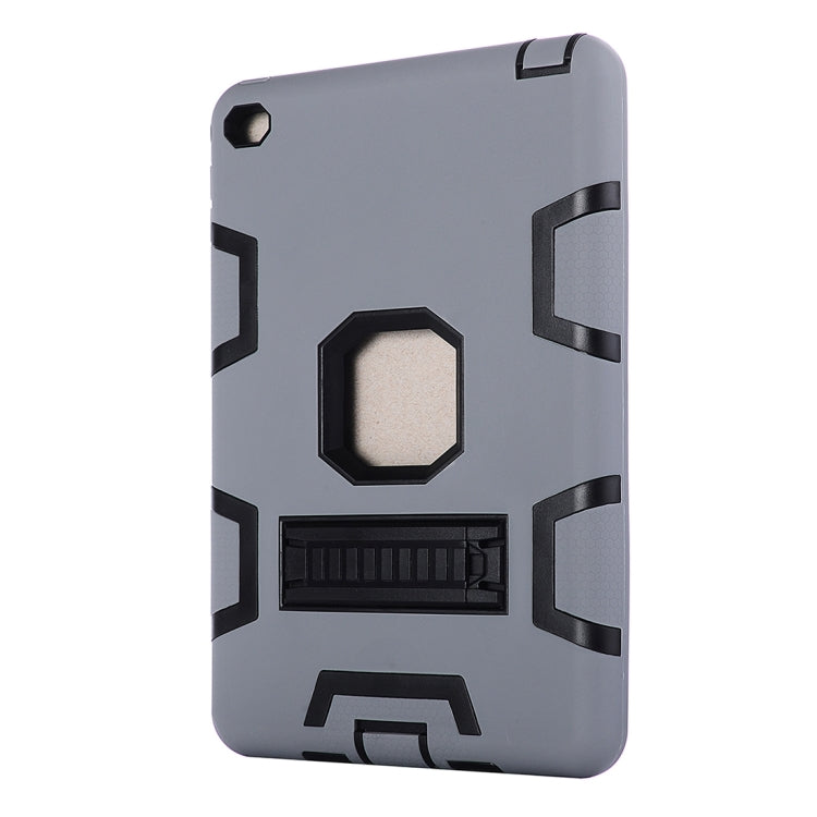 Separable Shock-resistant Double Colored TPU + PC Combination Case with Holder for iPad mini 4