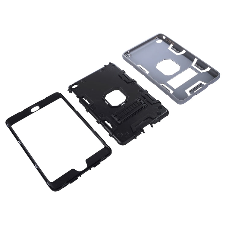 Separable Shock-resistant Double Colored TPU + PC Combination Case with Holder for iPad mini 4