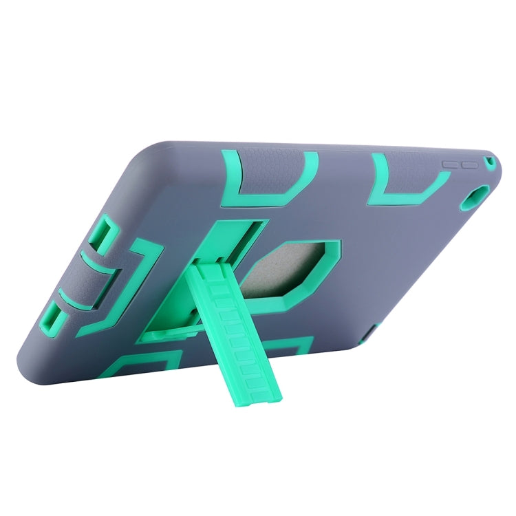 Separable Shock-resistant Double Colored TPU + PC Combination Case with Holder for iPad mini 4