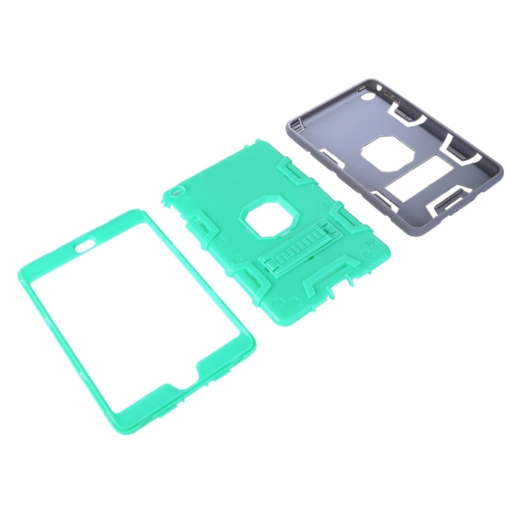 Separable Shock-resistant Double Colored TPU + PC Combination Case with Holder for iPad mini 4