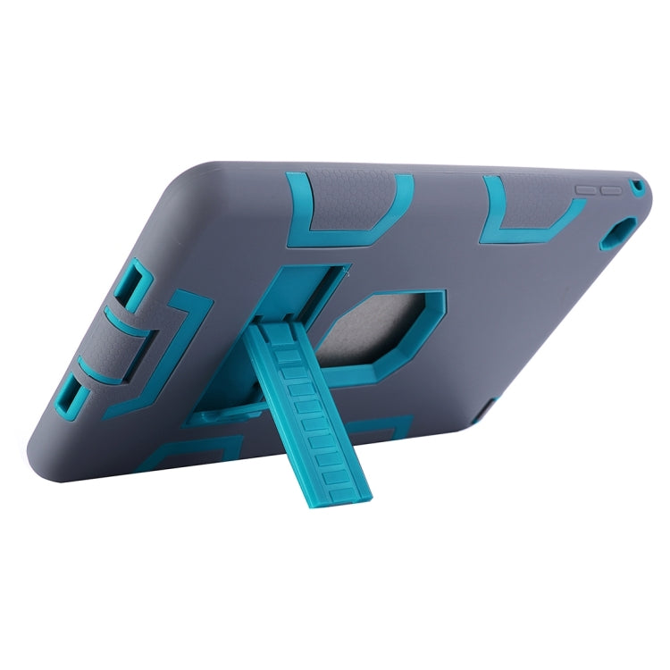 Separable Shock-resistant Double Colored TPU + PC Combination Case with Holder for iPad mini 4