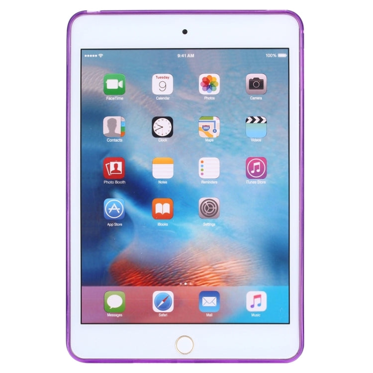 Transparent and Soft TPU Protective Case for iPad mini 4