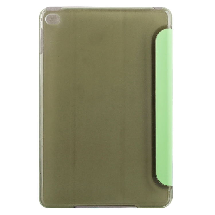 Horizontal Flip Solid Color Elasticity Leather Case with Three-Folding Holder for iPad Mini 4 & Mini 2019