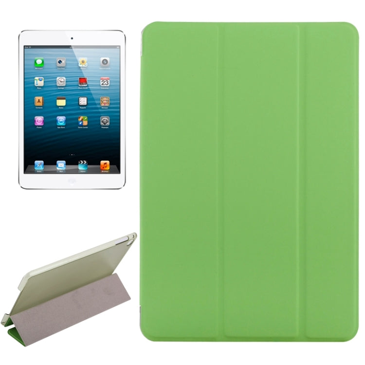 Horizontal Flip Solid Color Elasticity Leather Case with Three-Folding Holder for iPad Mini 4 & Mini 2019