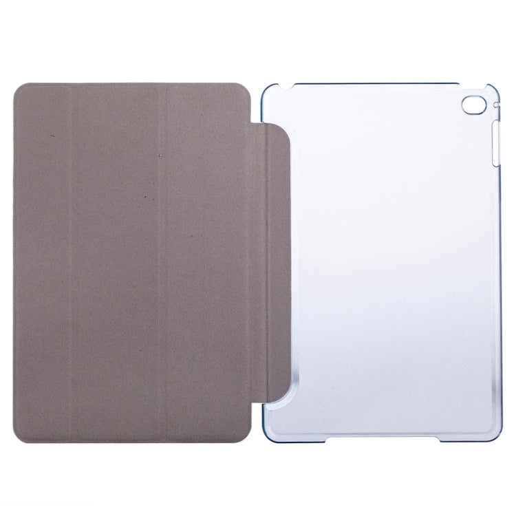 Horizontal Flip Solid Color Elasticity Leather Case with Three-Folding Holder for iPad Mini 4 & Mini 2019