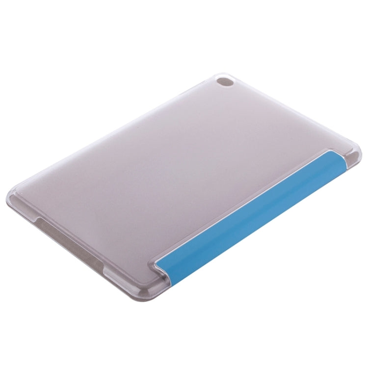 Horizontal Flip Solid Color Elasticity Leather Case with Three-Folding Holder for iPad Mini 4 & Mini 2019