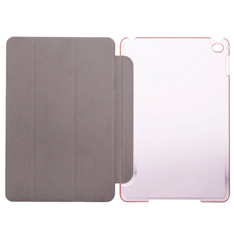 Horizontal Flip Solid Color Elasticity Leather Case with Three-Folding Holder for iPad Mini 4 & Mini 2019