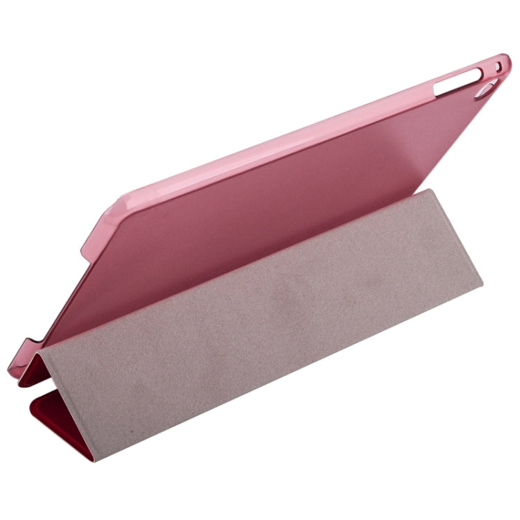 Horizontal Flip Solid Color Elasticity Leather Case with Three-Folding Holder for iPad Mini 4 & Mini 2019