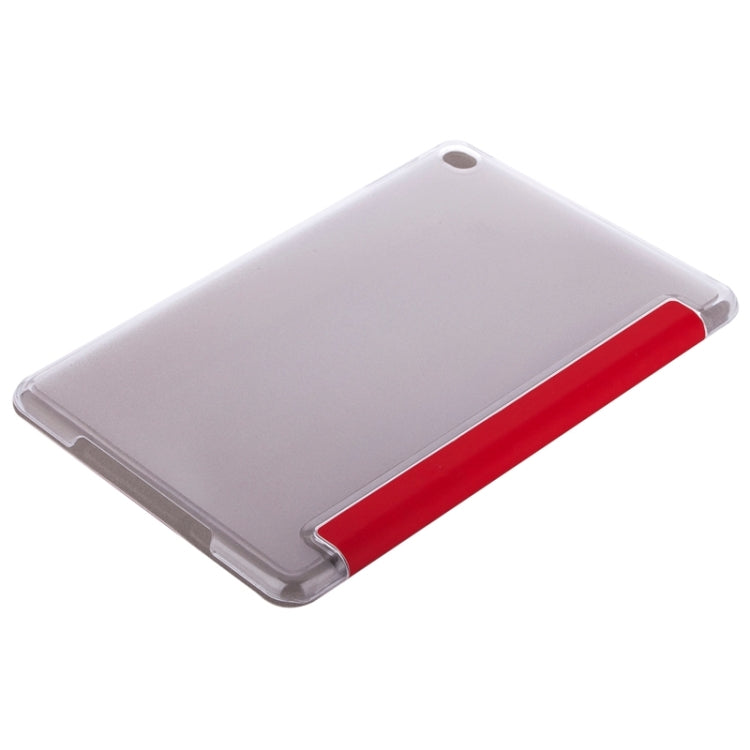 Horizontal Flip Solid Color Elasticity Leather Case with Three-Folding Holder for iPad Mini 4 & Mini 2019