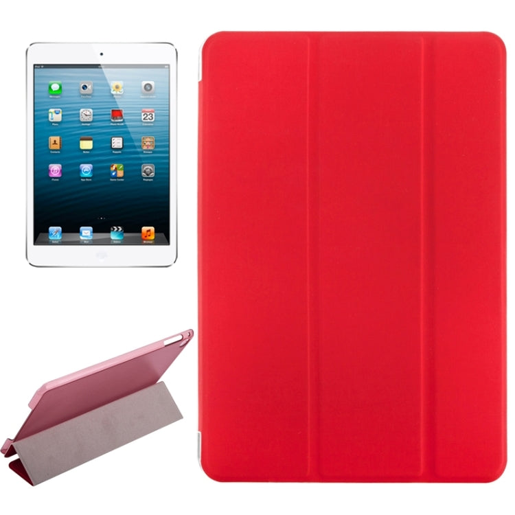 Horizontal Flip Solid Color Elasticity Leather Case with Three-Folding Holder for iPad Mini 4 & Mini 2019