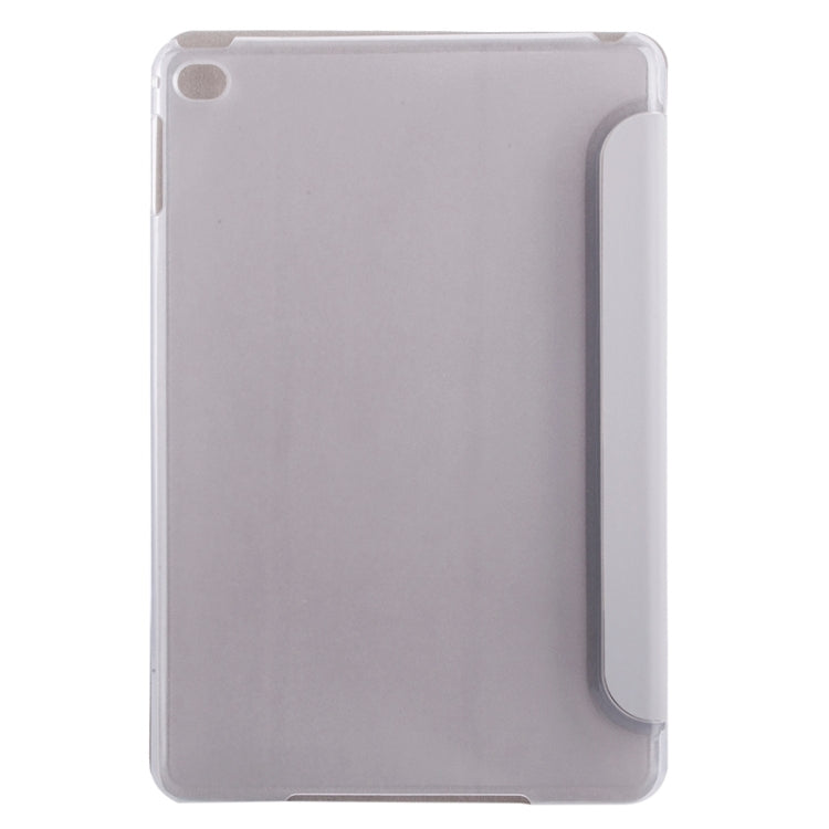 Horizontal Flip Solid Color Elasticity Leather Case with Three-Folding Holder for iPad Mini 4 & Mini 2019