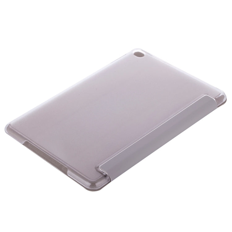 Horizontal Flip Solid Color Elasticity Leather Case with Three-Folding Holder for iPad Mini 4 & Mini 2019